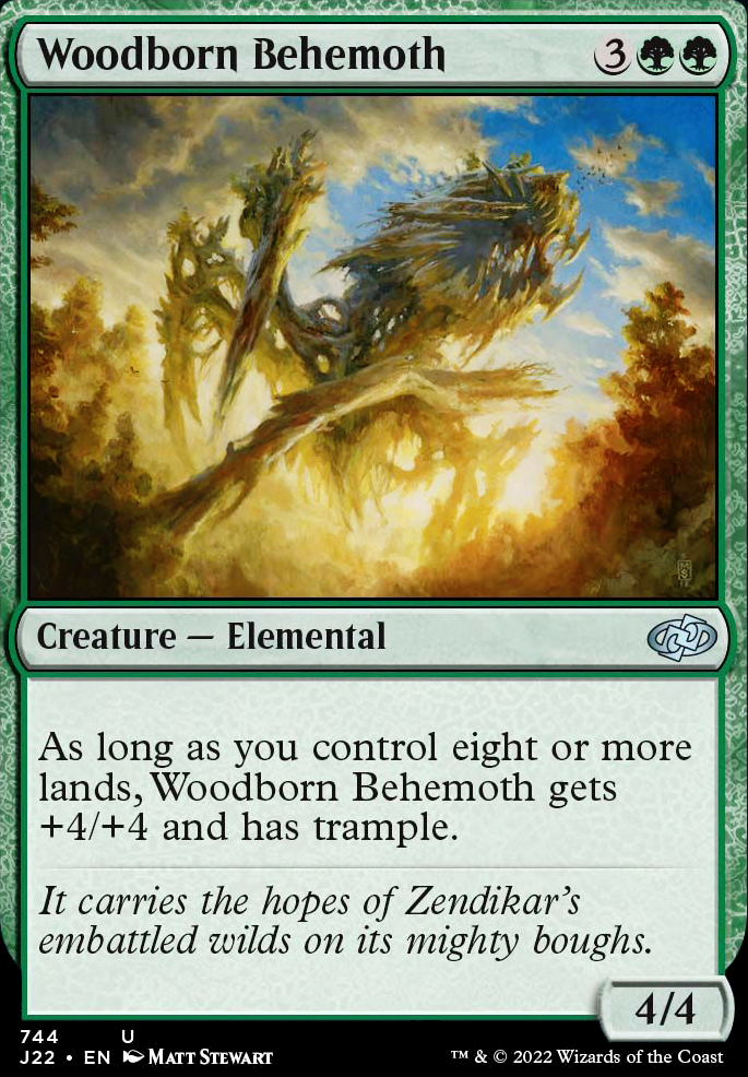 Featured card: Woodborn Behemoth