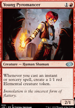 Young Pyromancer feature for Not Green Tokens