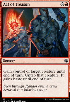 Act of Treason feature for Dissension II - Mono-Red Commander