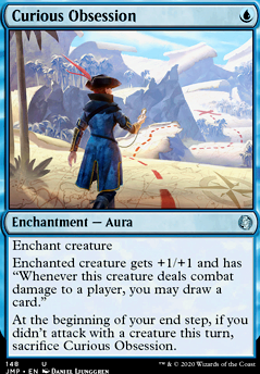 Curious Obsession feature for Ixalan Block: Mono Blue Curious Bogles