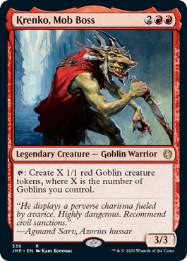 Krenko, Mob Boss feature for Mono Red Gobbos