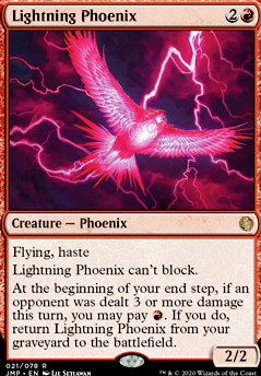 Lightning Phoenix feature for Red White and Birds