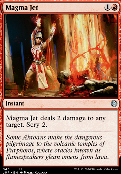Magma Jet feature for Red Deck (with a splash of white)