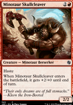 Featured card: Minotaur Skullcleaver