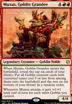 Muxus, Goblin Grandee feature for Red Legion