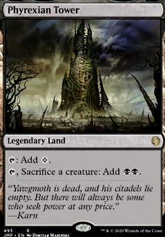 Phyrexian Tower feature for "Just say I'm sorry for your lose, then move on."