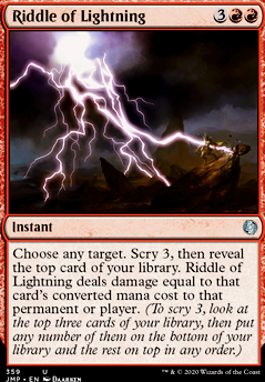 Featured card: Riddle of Lightning
