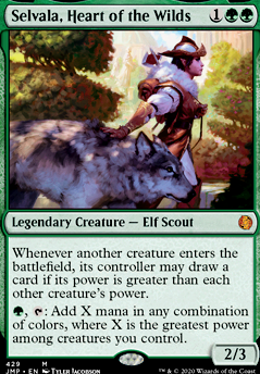 Selvala, Heart of the Wilds feature for Selvala, Heart of the Cards!
