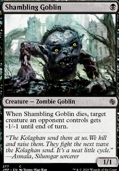 Shambling Goblin feature for Boiling Goblins! (Pauper Sacrifice)