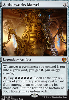 Aetherworks Marvel feature for Simic Kaladesh New CoCo