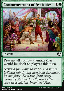 Featured card: Commencement of Festivities