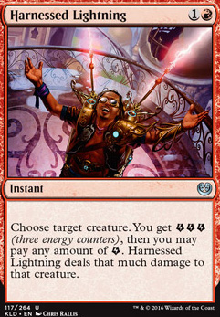 Featured card: Harnessed Lightning