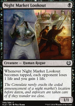 Night Market Lookout feature for Mono Black Aggro