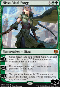 Nissa, Vital Force feature for Ghalta, Queen of the Elves
