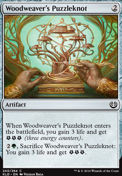 Featured card: Woodweaver's Puzzleknot