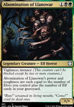 Abomination of Llanowar feature for Circle of death