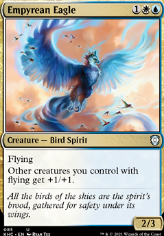 Empyrean Eagle feature for Flight of the Valkyries (Azorius aggro/flyers)