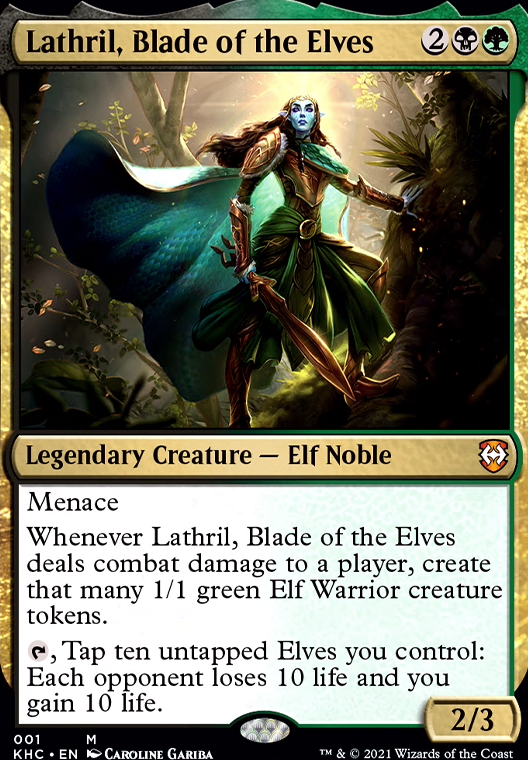 Lathril, Blade of the Elves feature for [cEDH] Visions of the Red Mountain