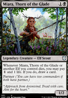Miara, Thorn of the Glade feature for Miara and Numa Elf Party