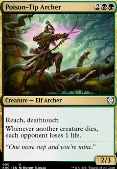 Poison-Tip Archer feature for Golgari Tokens