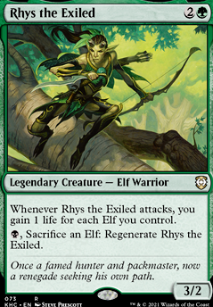Rhys the Exiled feature for Main Green Elf Based Deck