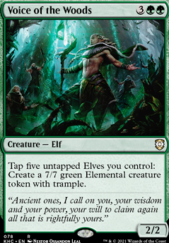 Voice of the Woods feature for Nissas AND Elves AND Elementals OH MY!