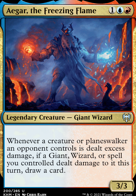 Aegar, the Freezing Flame feature for aegar giant wizards