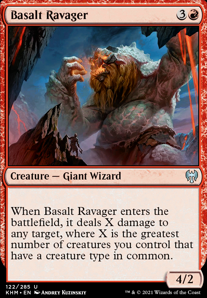 Featured card: Basalt Ravager
