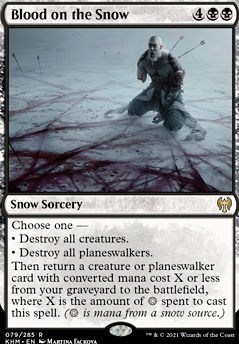 Blood on the Snow feature for Kaldheim's Draugrs