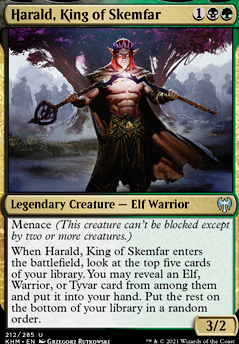 Harald, King of Skemfar feature for A King and Queen Elf deck.