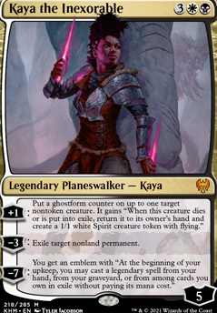 Kaya the Inexorable feature for Orzhov Prison/Life Gain