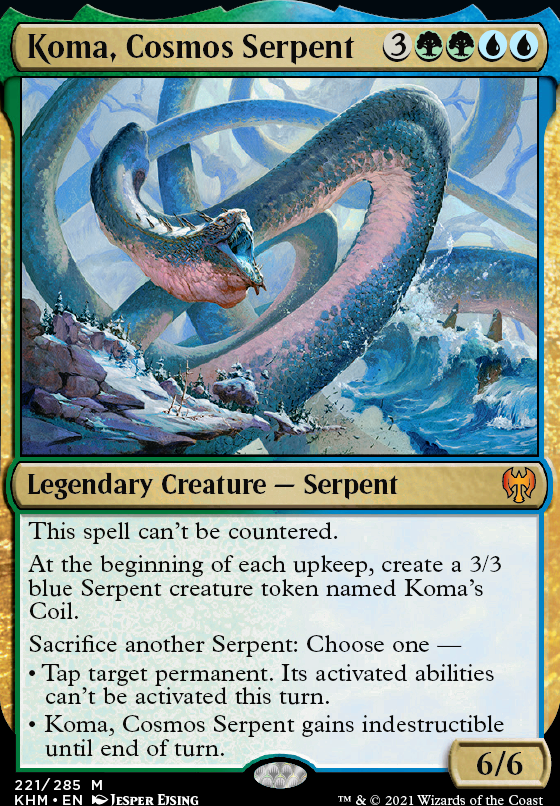 Featured card: Koma, Cosmos Serpent