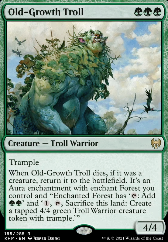 Old-Growth Troll feature for Monogreen Stompy Pioneer