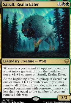 Sarulf, Realm Eater feature for Sarulf, Realm Eater Commander