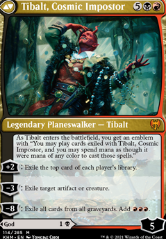 Tibalt, Cosmic Impostor feature for Tibalt Commander
