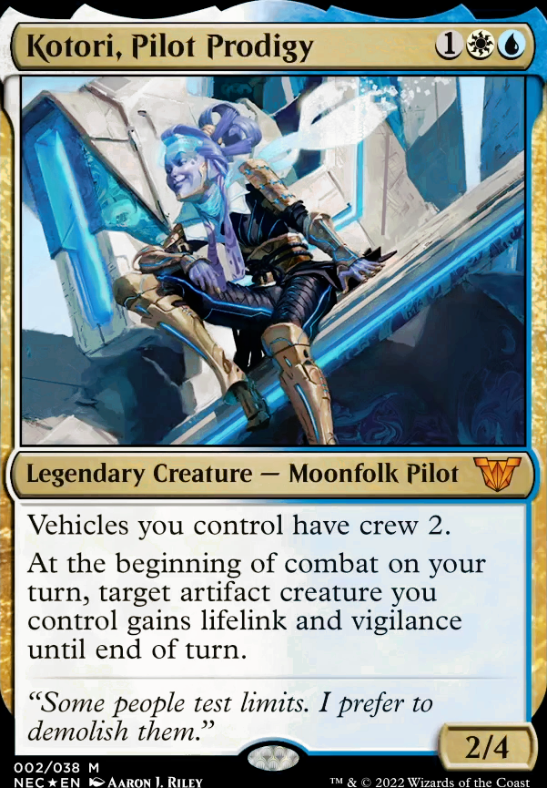 Kotori, Pilot Prodigy feature for All of the Vehicles!