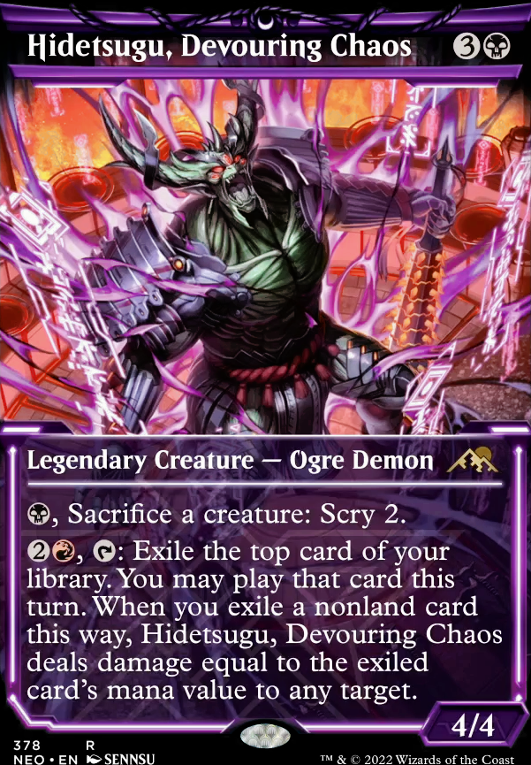 Featured card: Hidetsugu, Devouring Chaos