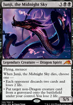 Junji, the Midnight Sky feature for Meren Recursion EDH