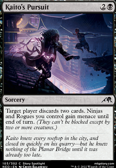 Kaito's Pursuit feature for Mono black rogues