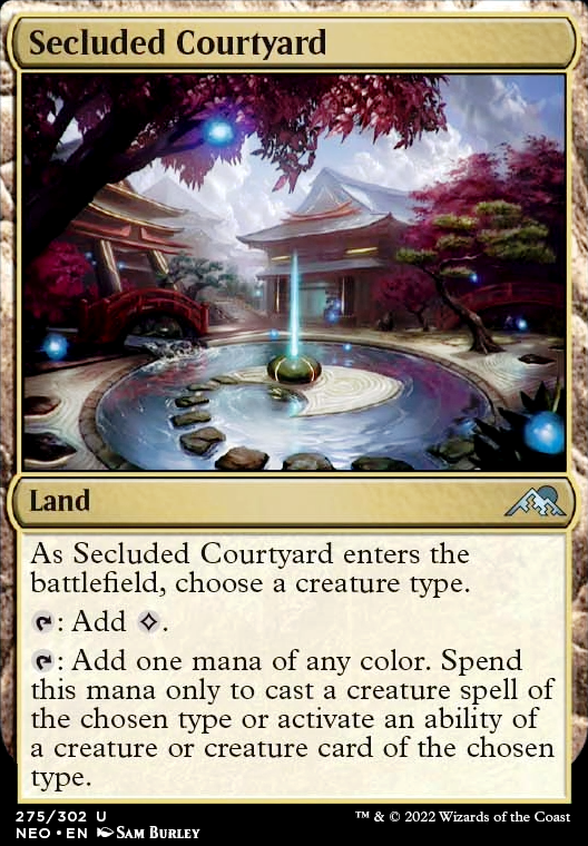 Secluded Courtyard feature for Jeskai Aristocrats