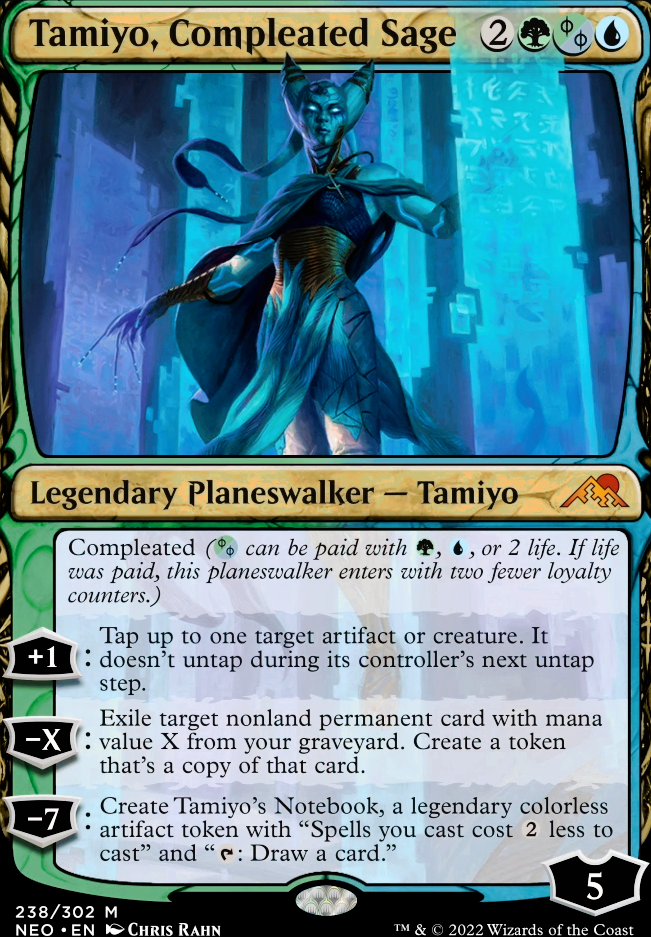 Featured card: Tamiyo, Compleated Sage