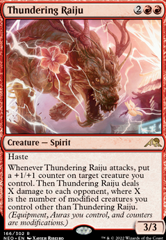 Thundering Raiju feature for Jund Modified
