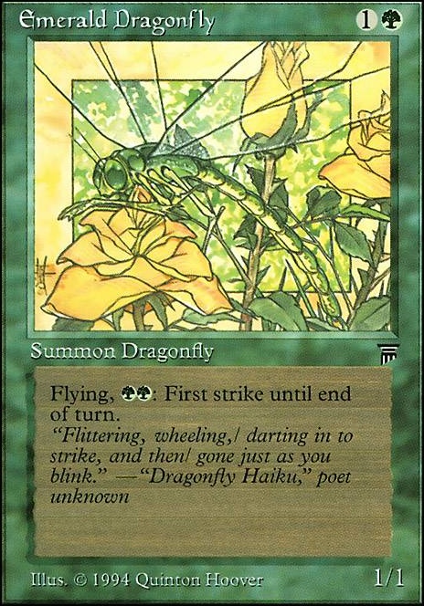 Featured card: Emerald Dragonfly