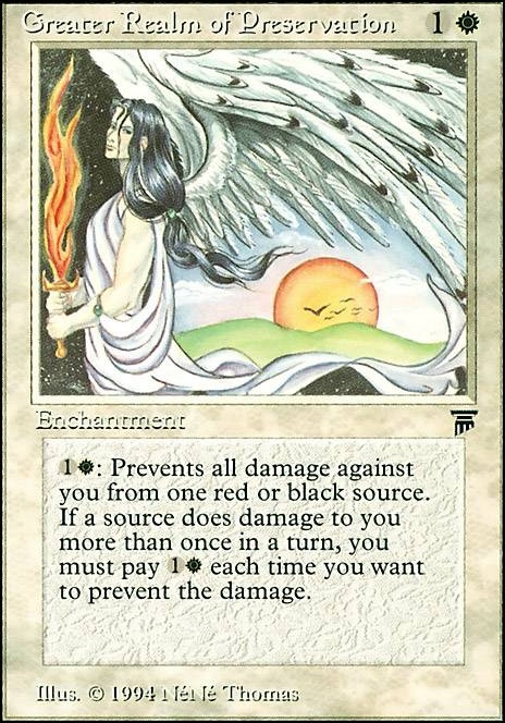 Greater Realm of Preservation feature for MTG Tarot