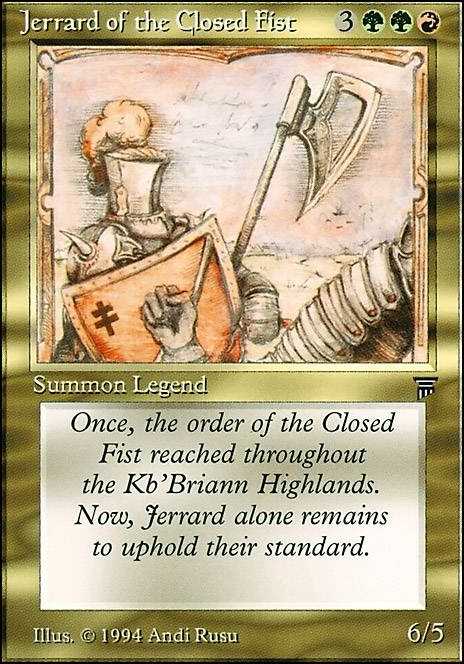Featured card: Jerrard of the Closed Fist