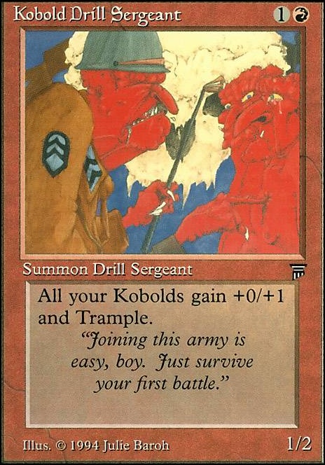 Featured card: Kobold Drill Sergeant