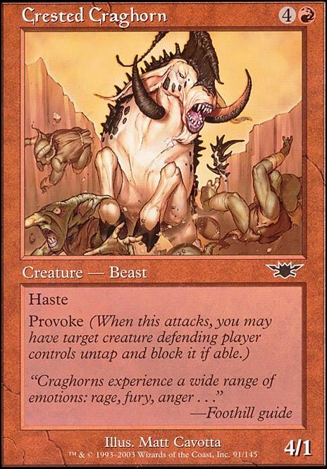 Featured card: Crested Craghorn