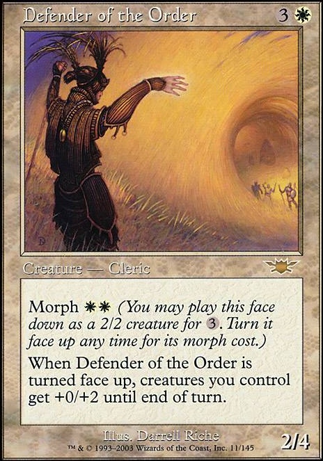 Featured card: Defender of the Order