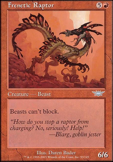 Featured card: Frenetic Raptor