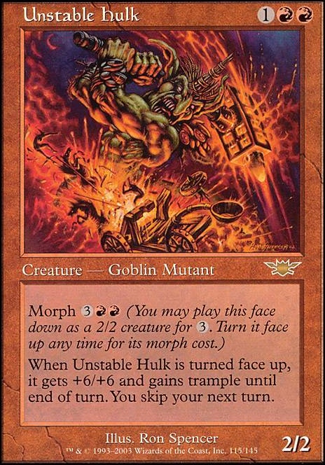 Featured card: Unstable Hulk